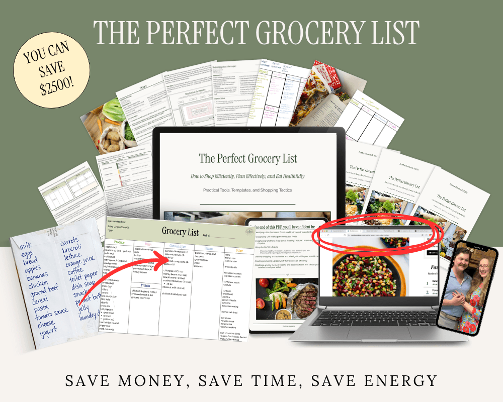 The Perfect Grocery List product mockup